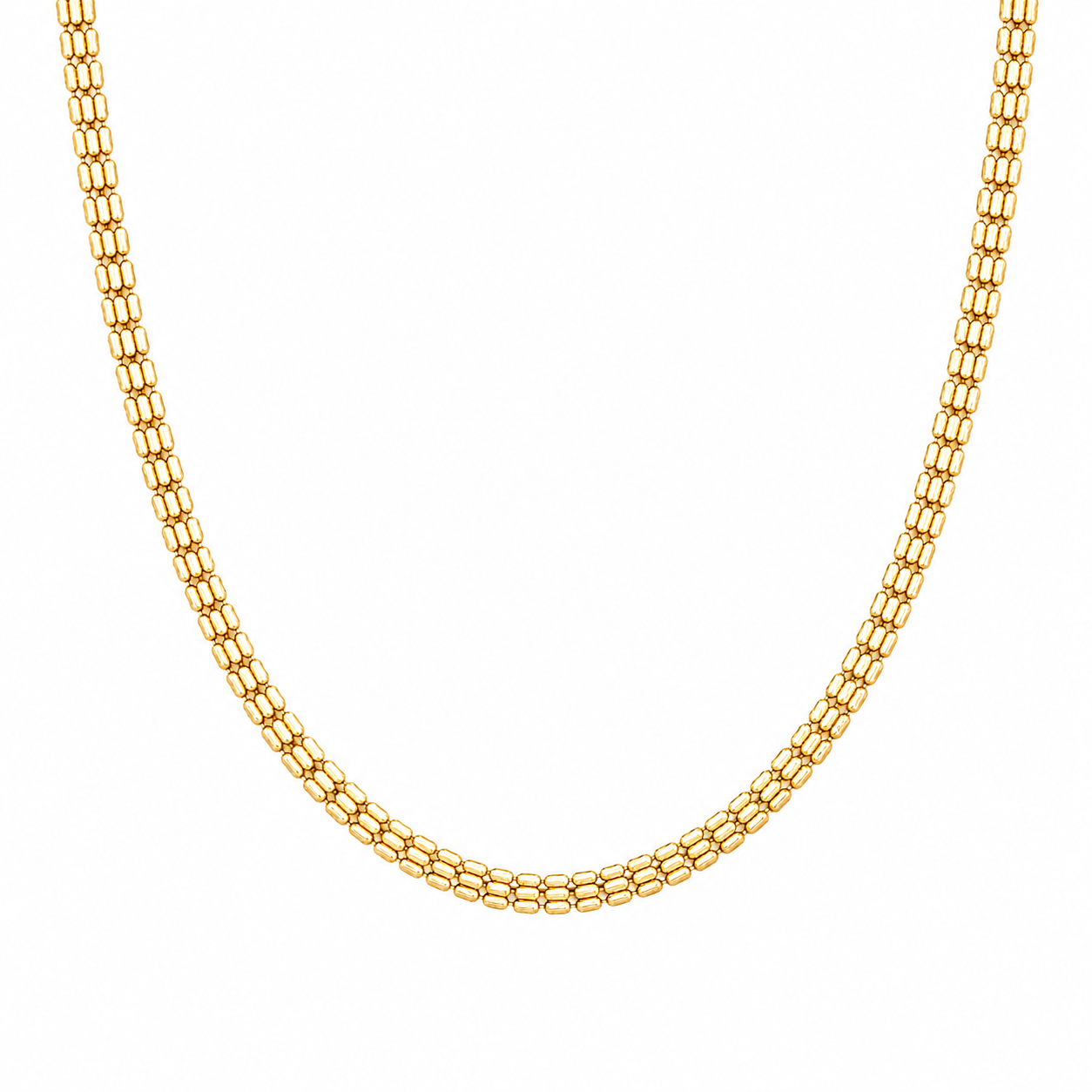 Cadena Grano Dorado 50cm
