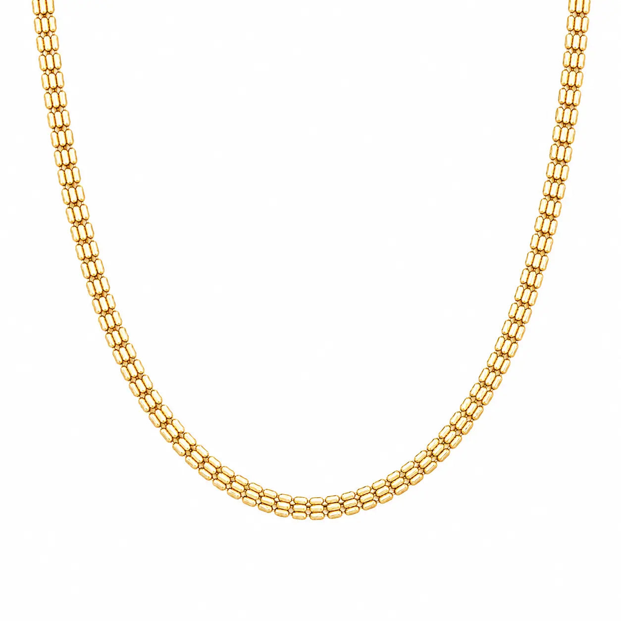 Cadena Grano Dorado 50cm