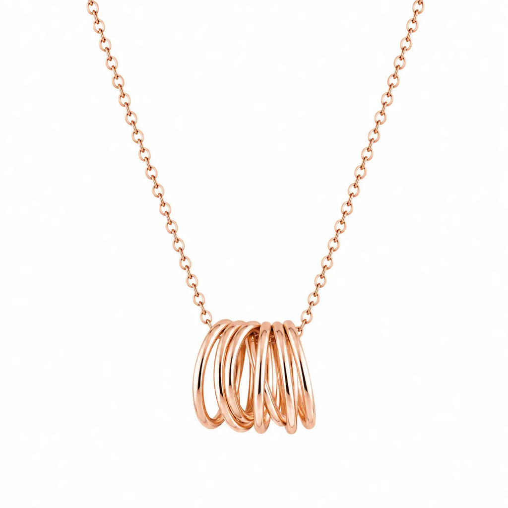 Cadena Oro Rosa 45cm