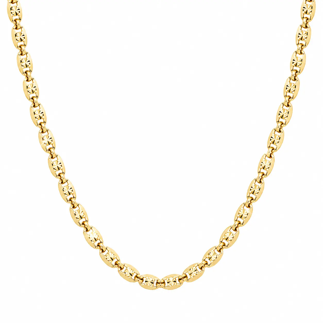 Cadena T.Plano Diamantado 45cm