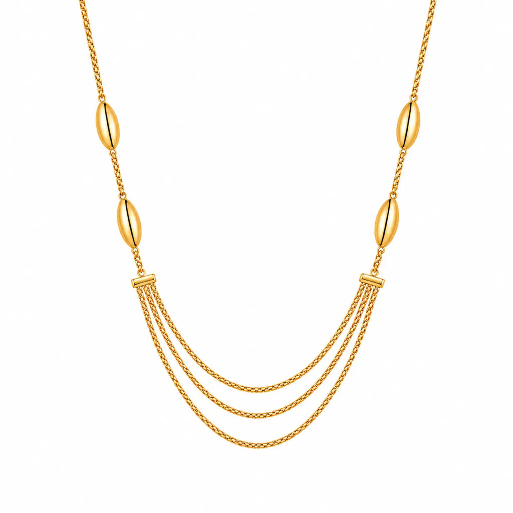 Cadena Tejido Cordon Oval 45cm