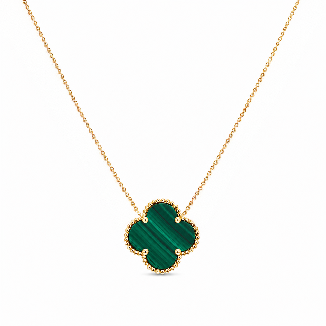 Cadena Trébol Verde 45cm