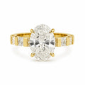 Anillo Oval Compromiso 5ct