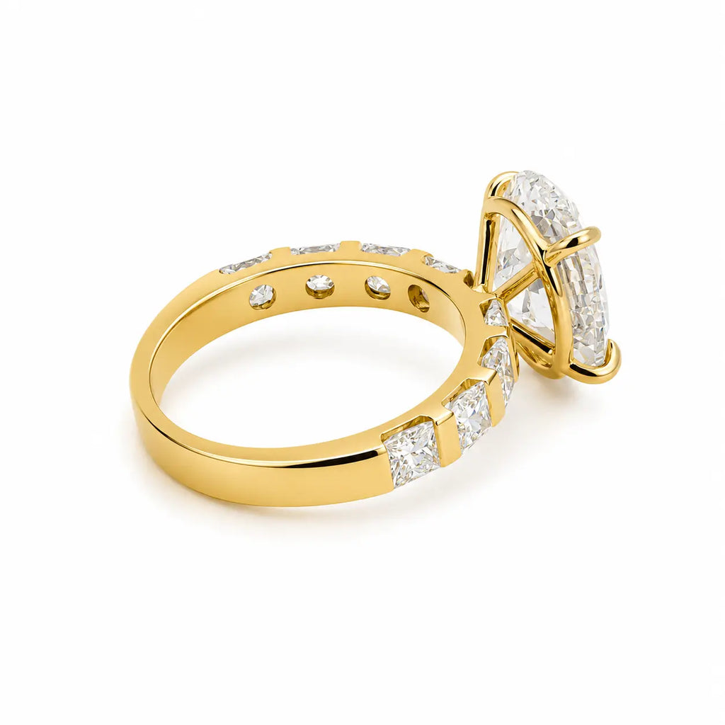 Anillo Oval Compromiso 5ct