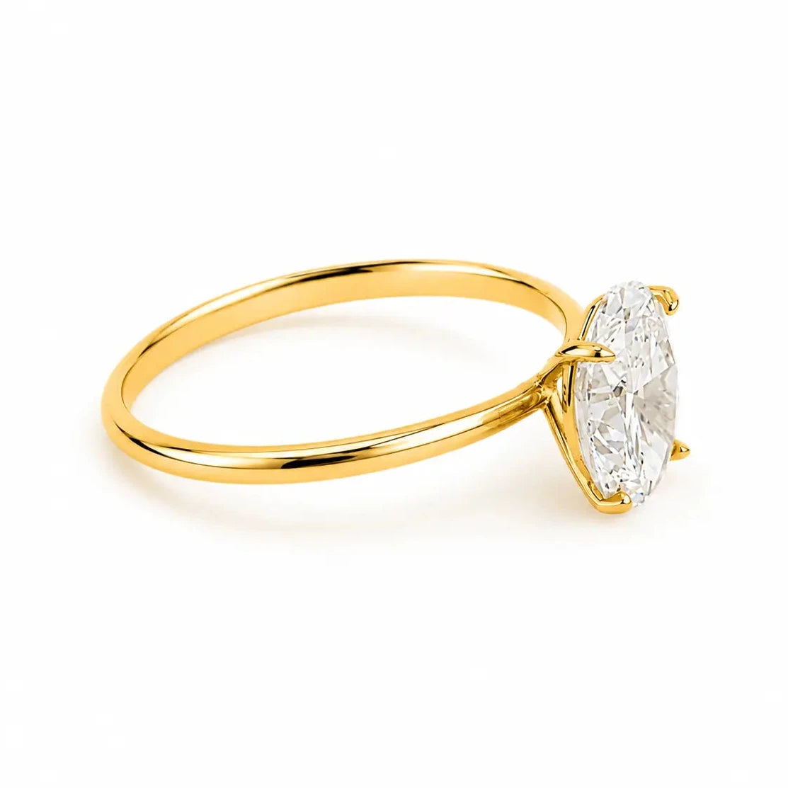Anillo Compromiso Oval