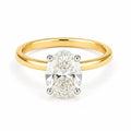 Anillo Oval Bicolor