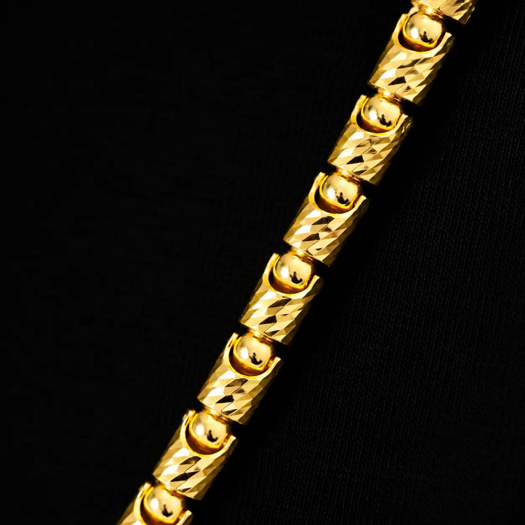 Cadena Tejido Rustico Diamantado