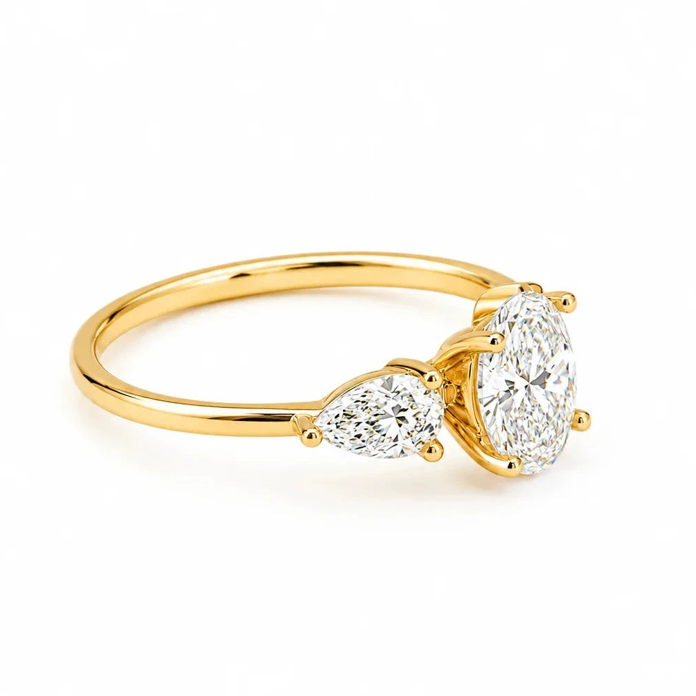 Anillo Oval & Pear