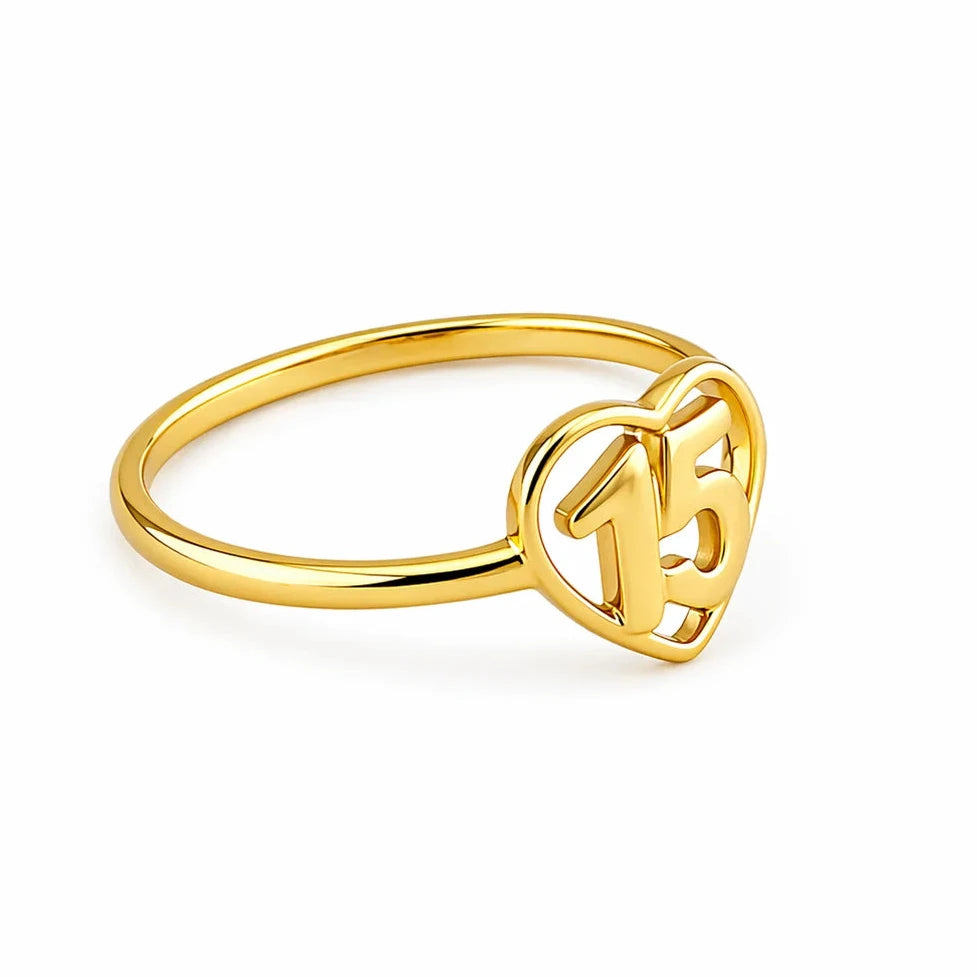 Anillo 15 Años Corazon