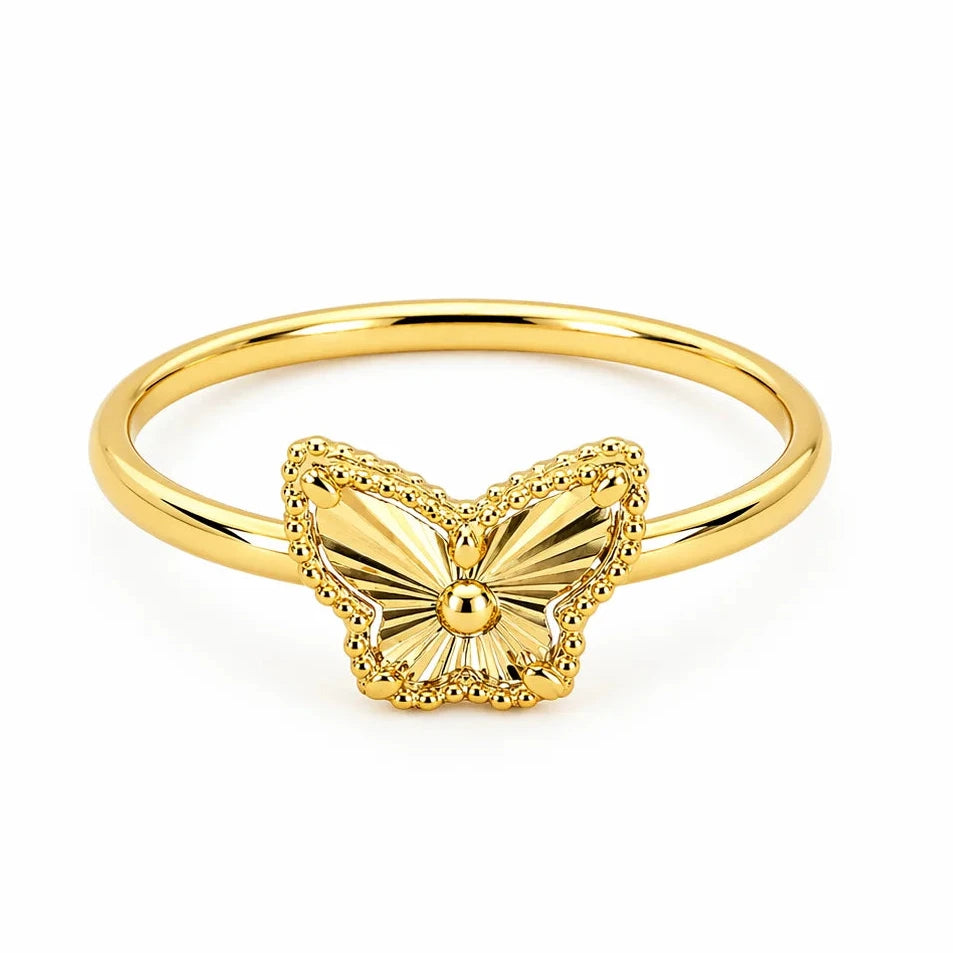 Anillo Mariposa Diamantada