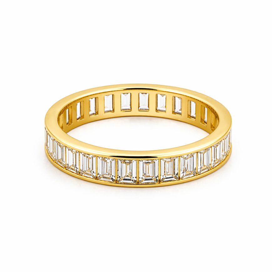 Anillo Sin Fin Baguette