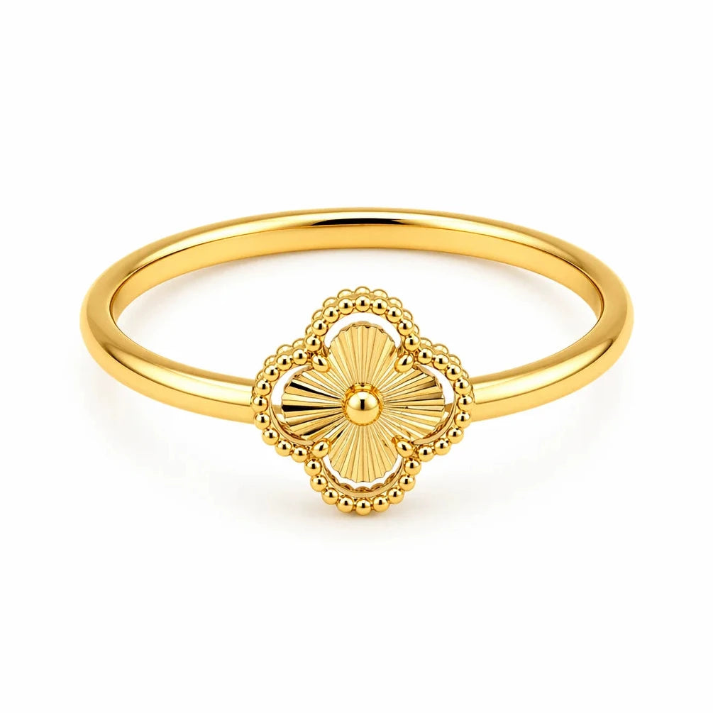 Anillo Trébol Diamantado