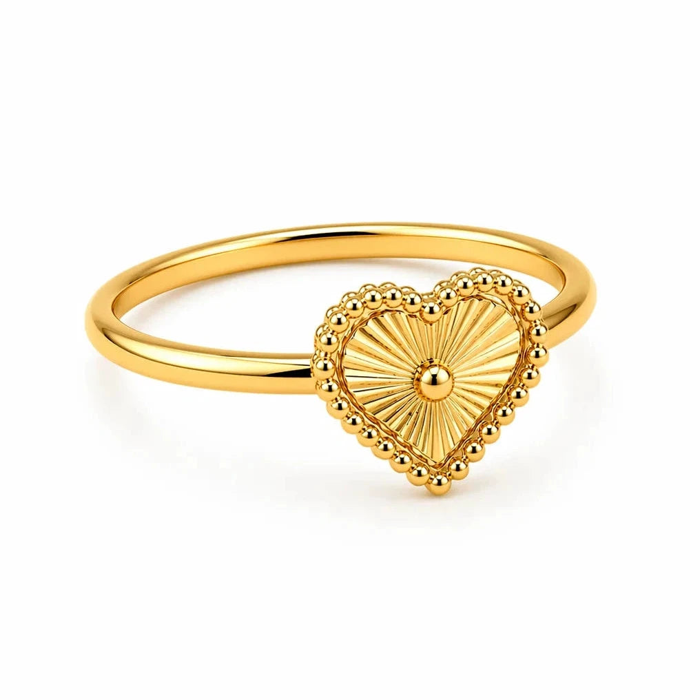 Anillo Corazon Diamantada