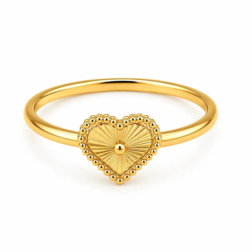 Anillo Corazon Diamantada