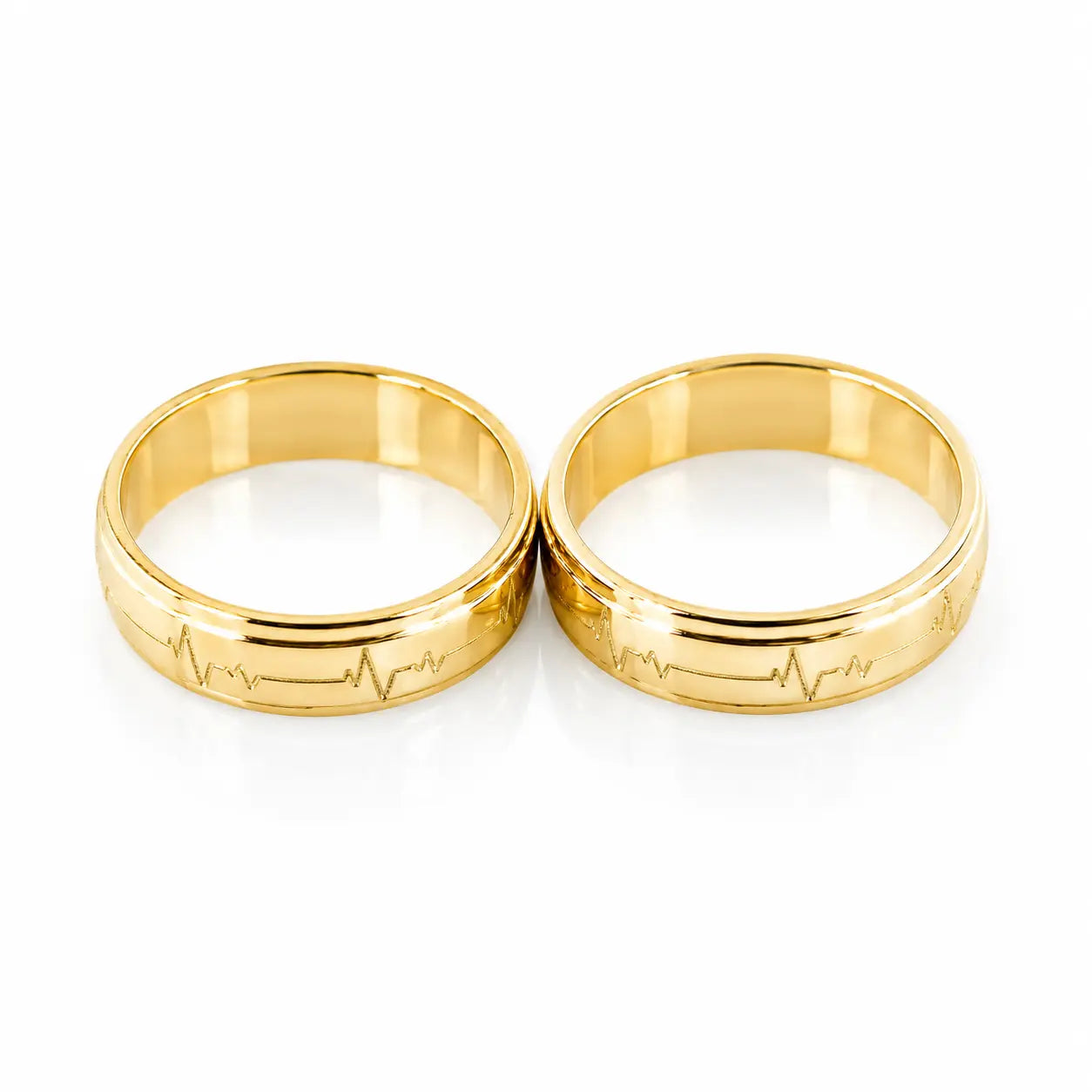 Anillos de Boda Ritmo Cardiaco