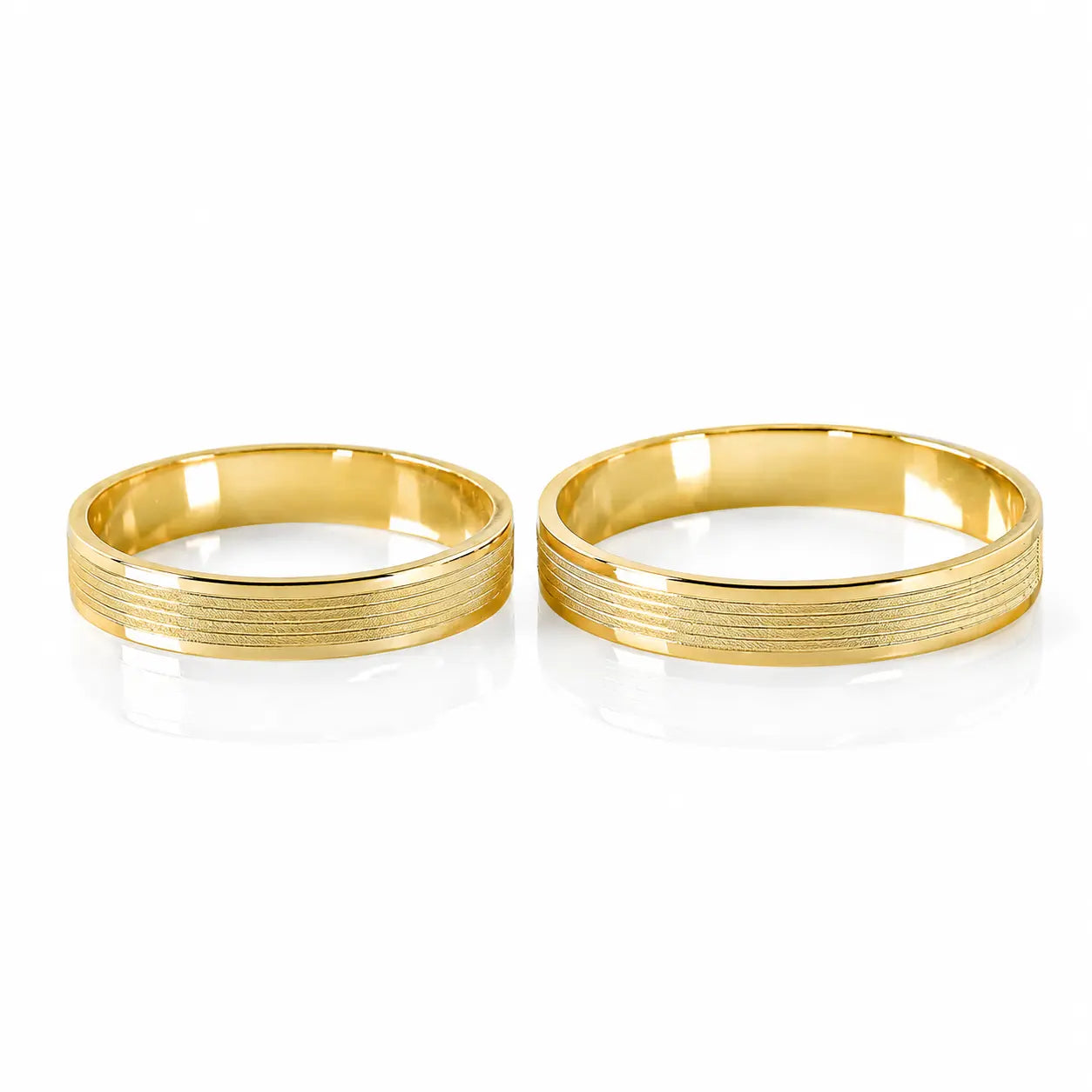 Anillos de Boda Mate y Brillantes