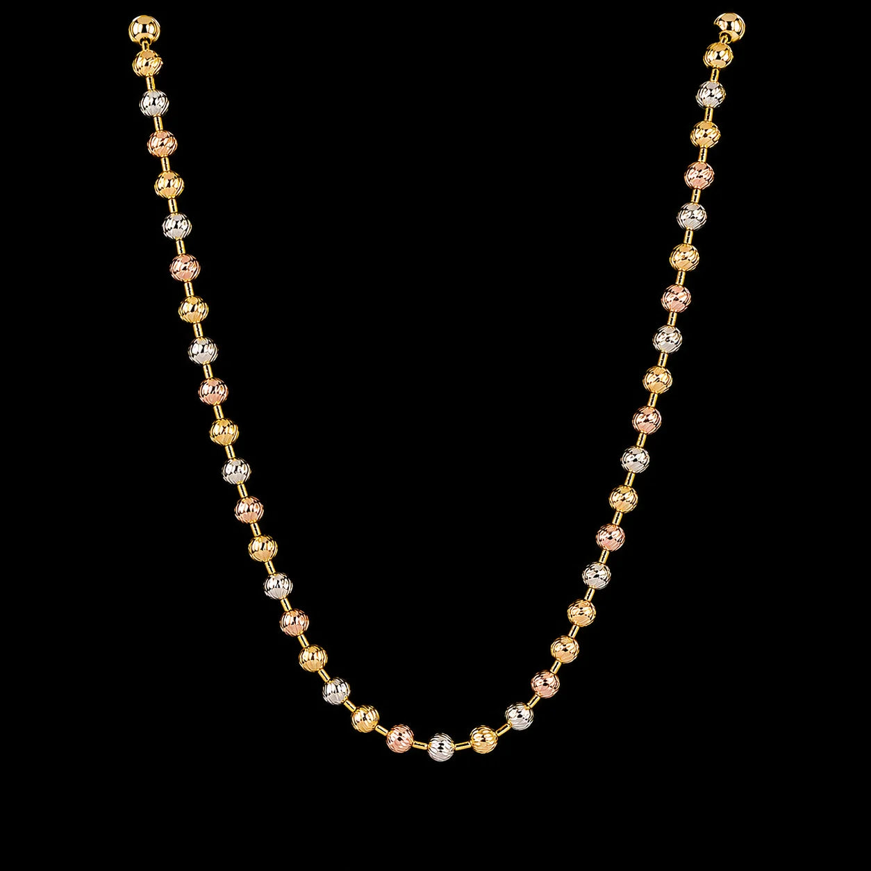 Cadena T.Militar Tres Oros Diamantado