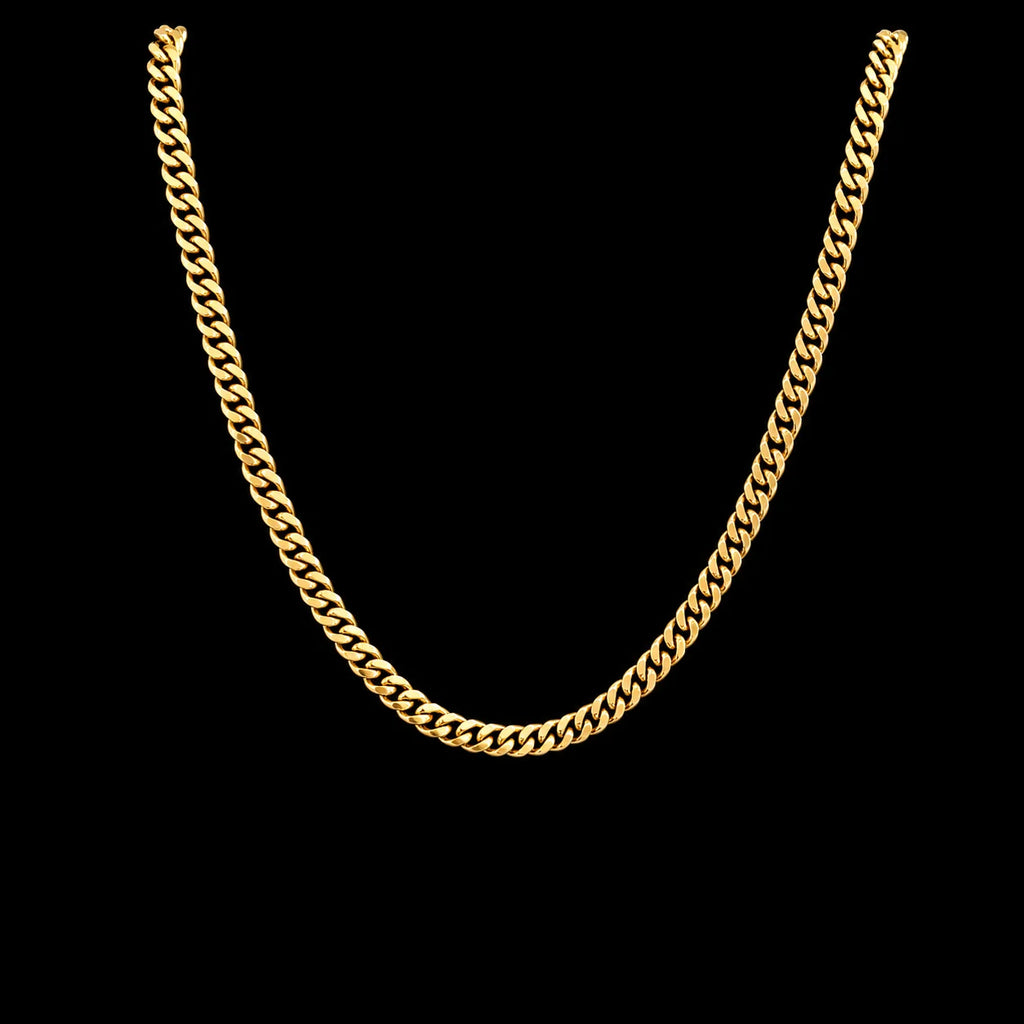 Cadena Tejido Cubano Macizo