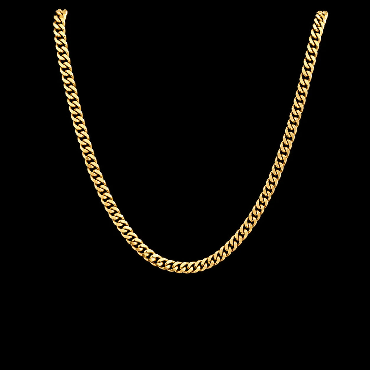 Cadena Tejido Cubano Macizo