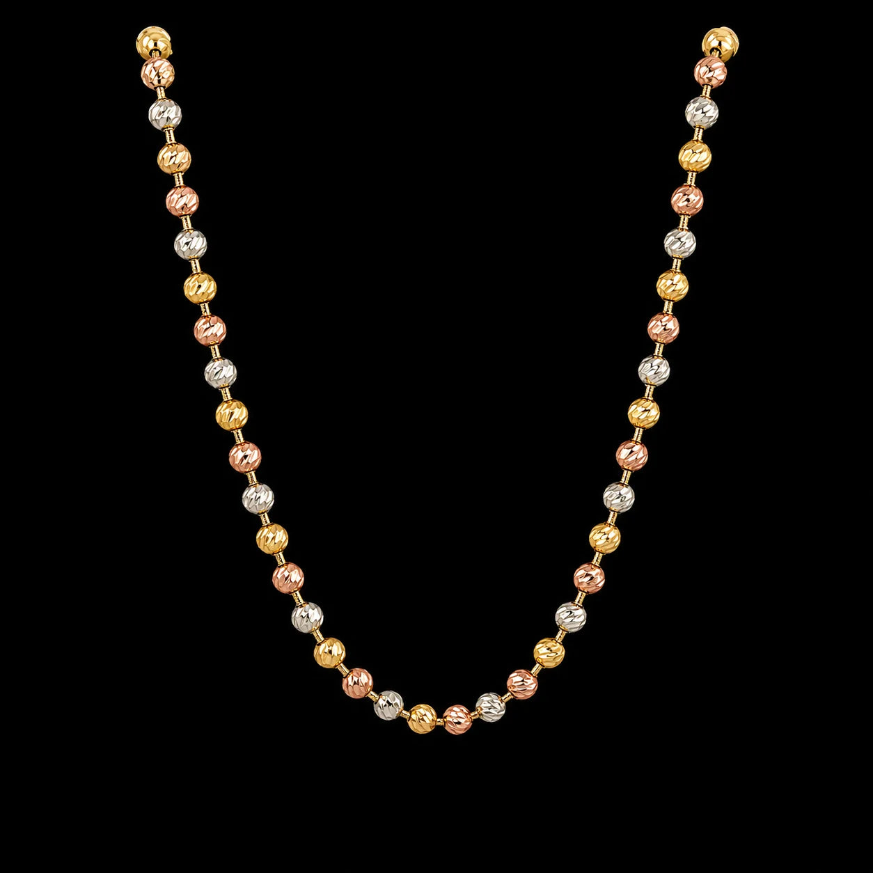 Cadena T.Militar Tres Oros Diamantado