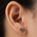Topos Moño Azul 7.8mm