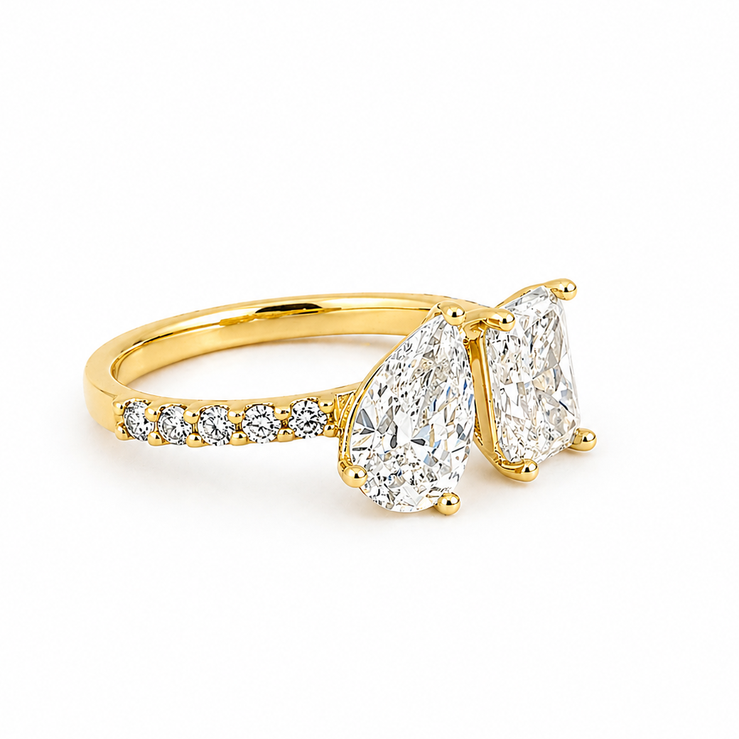 Anillo Diamantes Tu & Yo