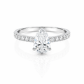 Anillo Diamantes corte Pera