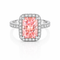 Anillo aurora rose diamond