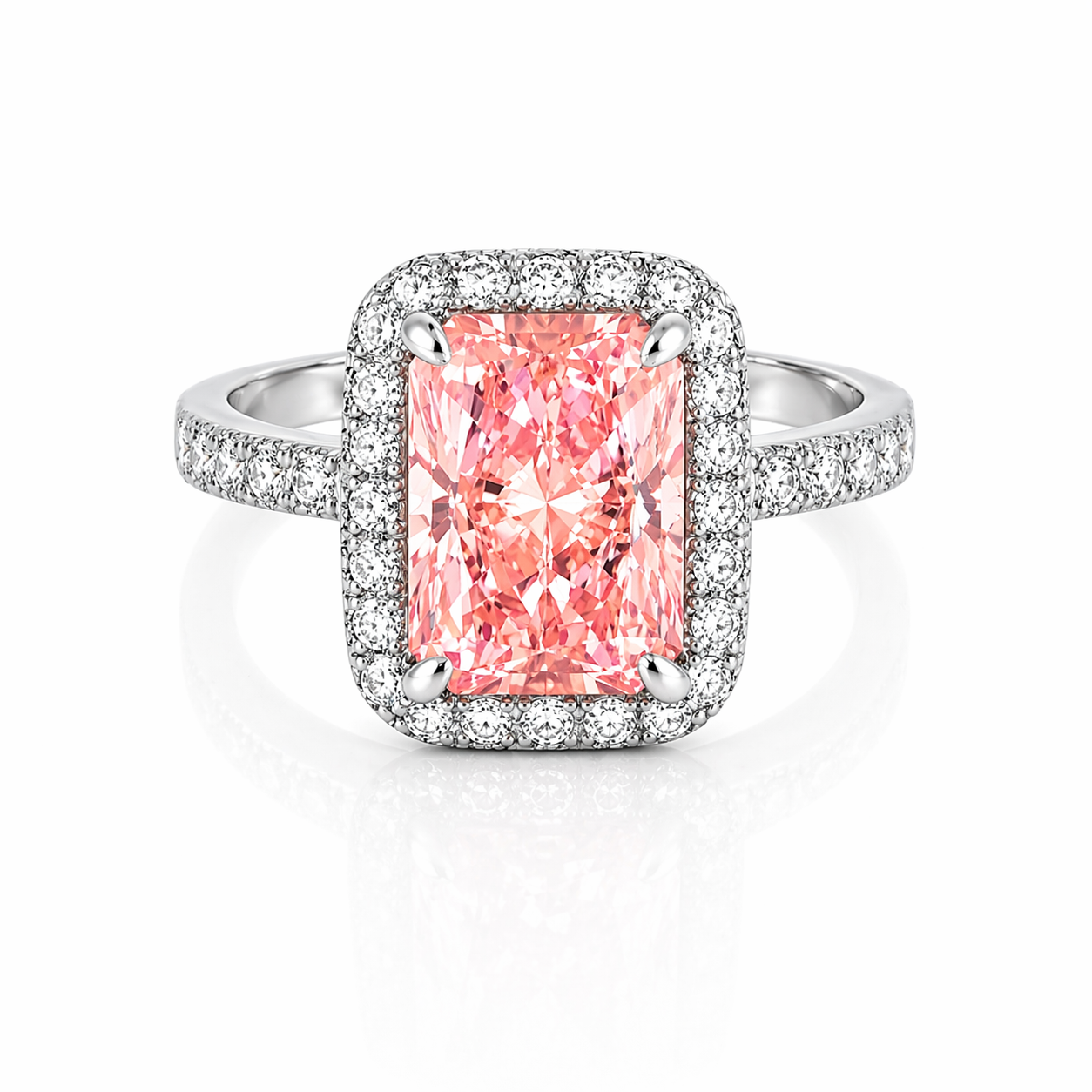 Anillo aurora rose diamond