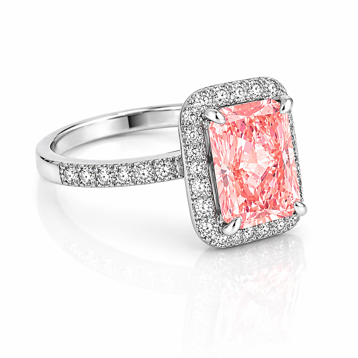 Anillo aurora rose diamond
