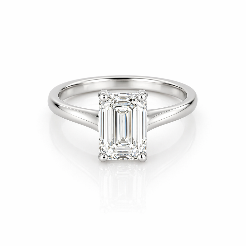 Anillo Diamante corte Esmerald 3.0ct