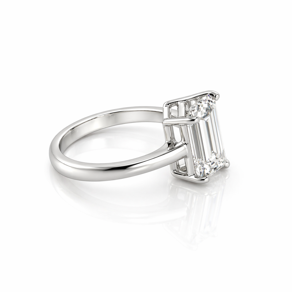 Anillo Diamante corte Esmerald 3.0ct