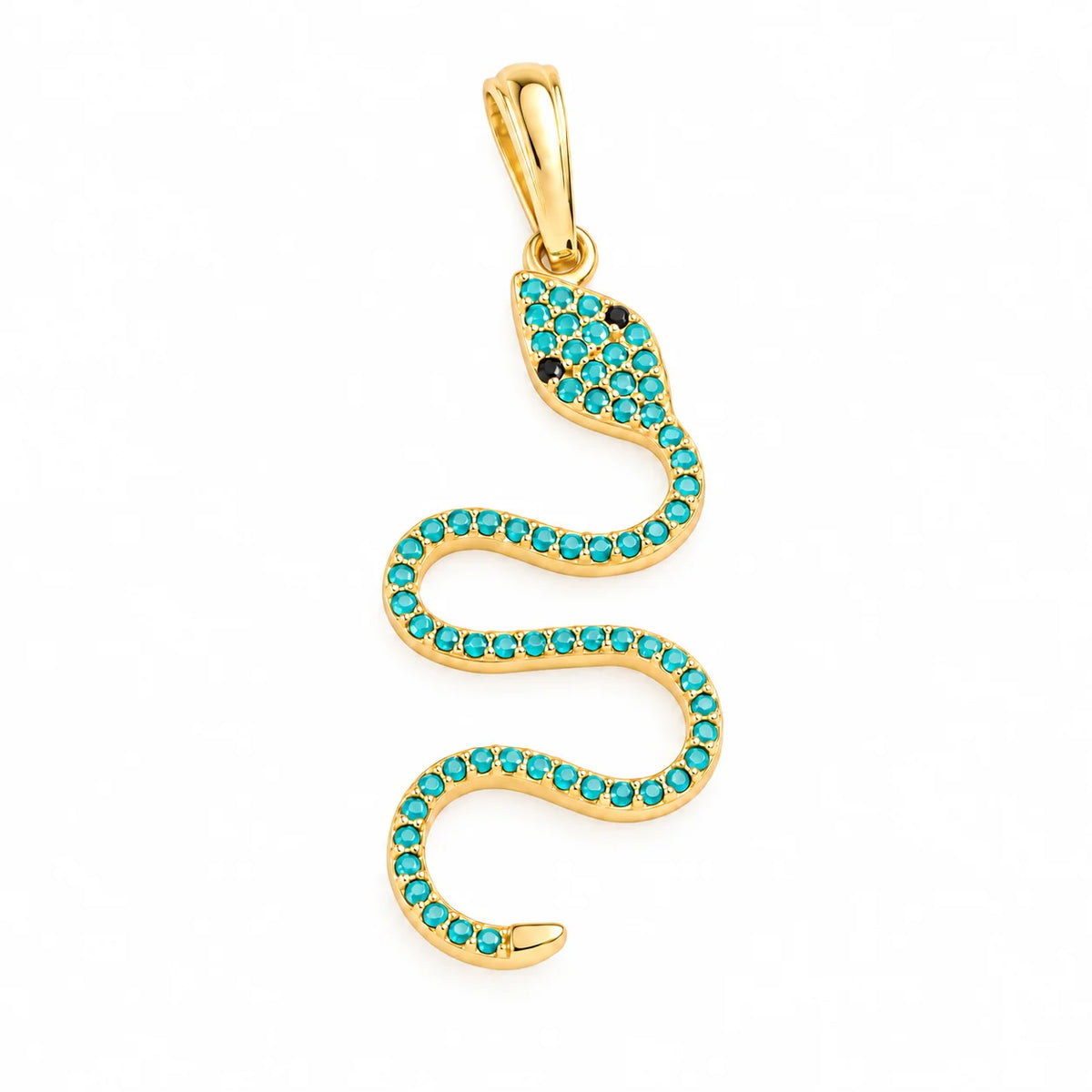 Dije Serpiente Verde 3.9cm