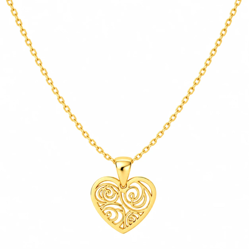Cadena Flor Corazón