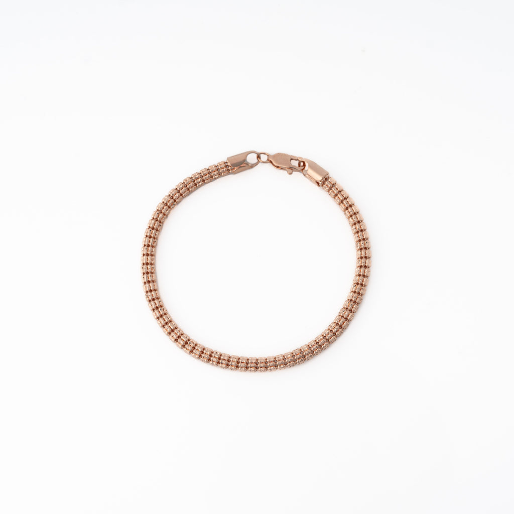 Pulsera Rosa Diamantada 20cm