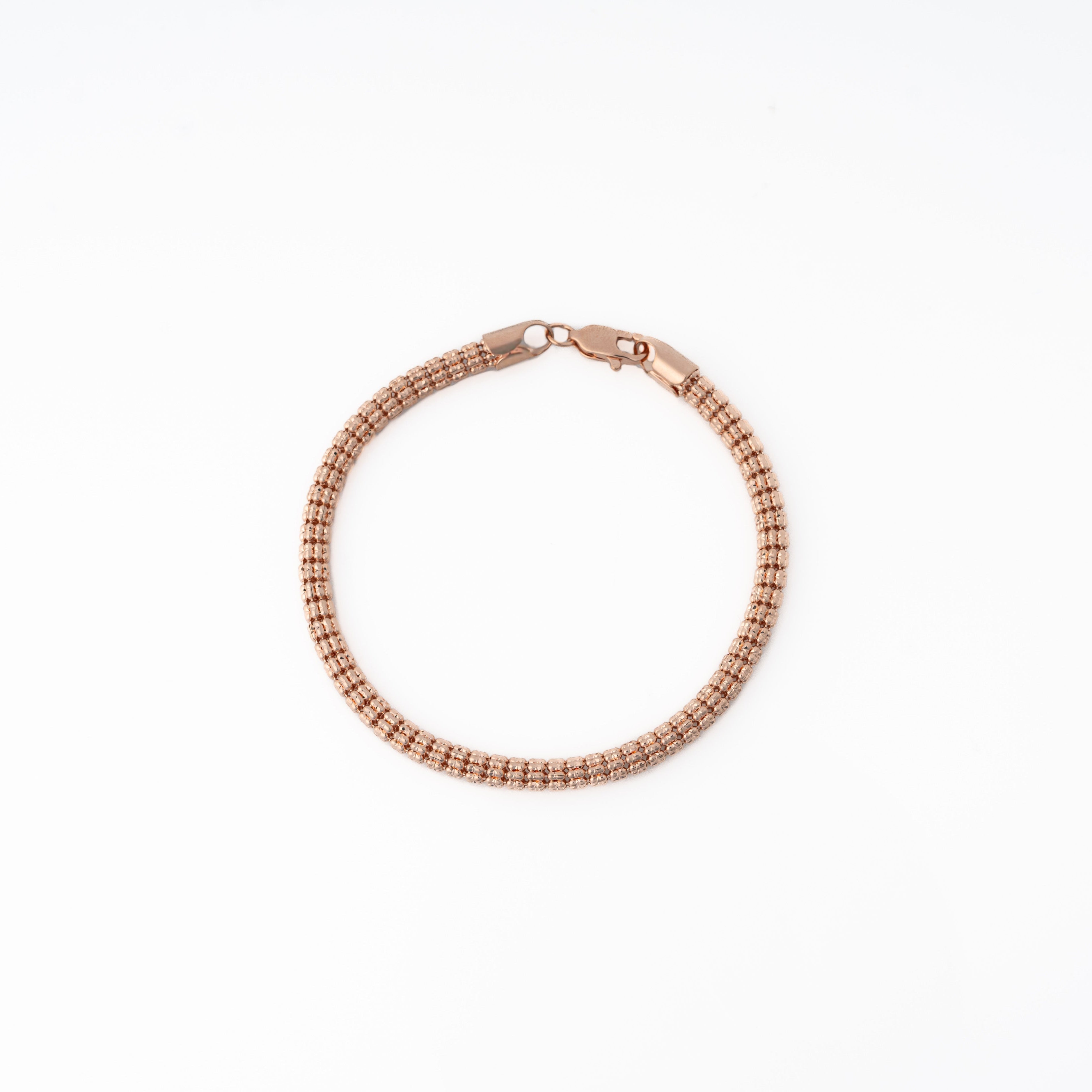 Pulsera Rosa Diamantada 20cm