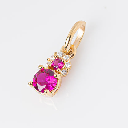 Dije Mini Fucsia 1.3cm