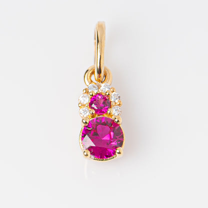 Dije Mini Fucsia 1.3cm