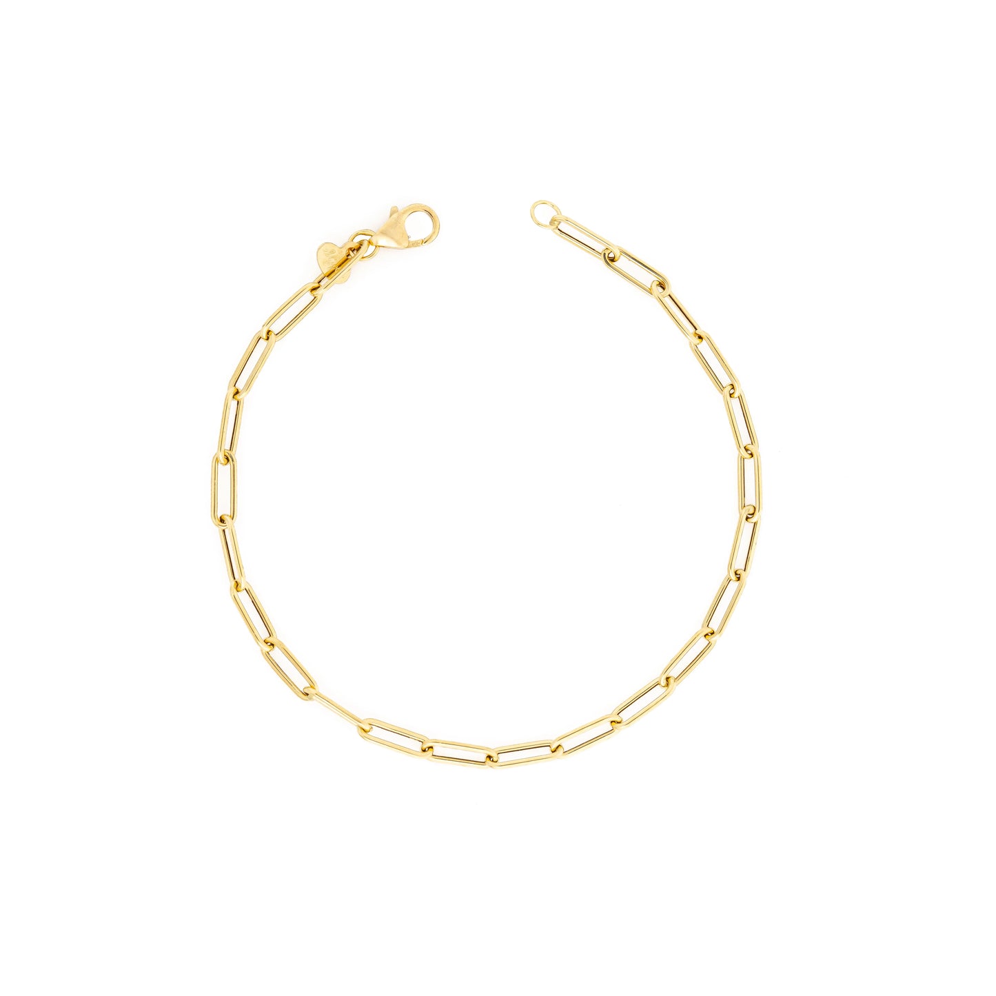 Pulsera Tejido Paper Clip 18cm
