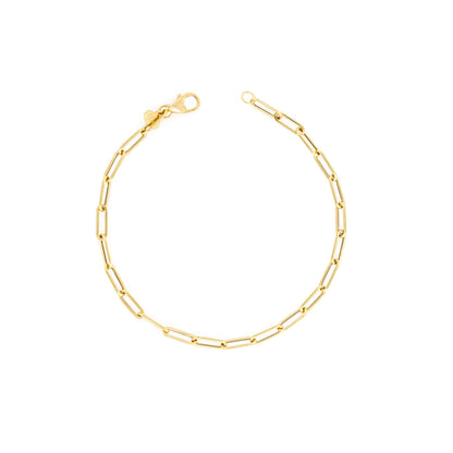Pulsera Tejido Paper Clip 18cm
