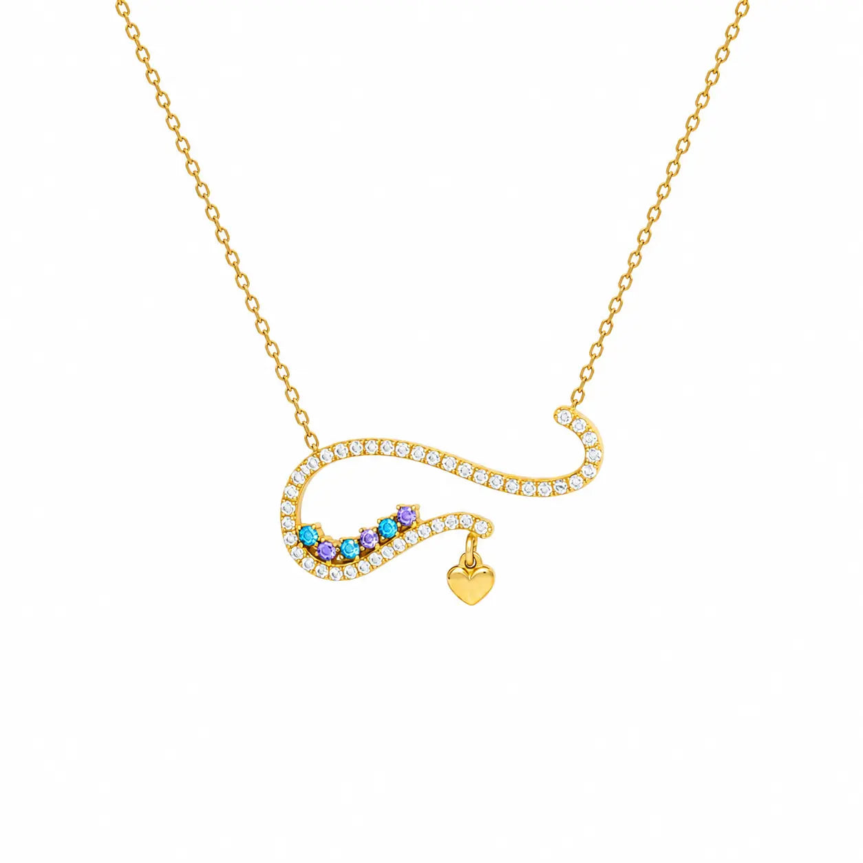 Cadena Curva Del Amor 45cm