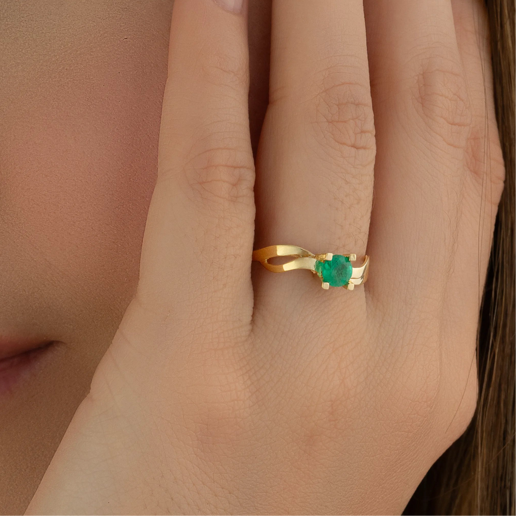 Anillo Esmeralda Talla 7