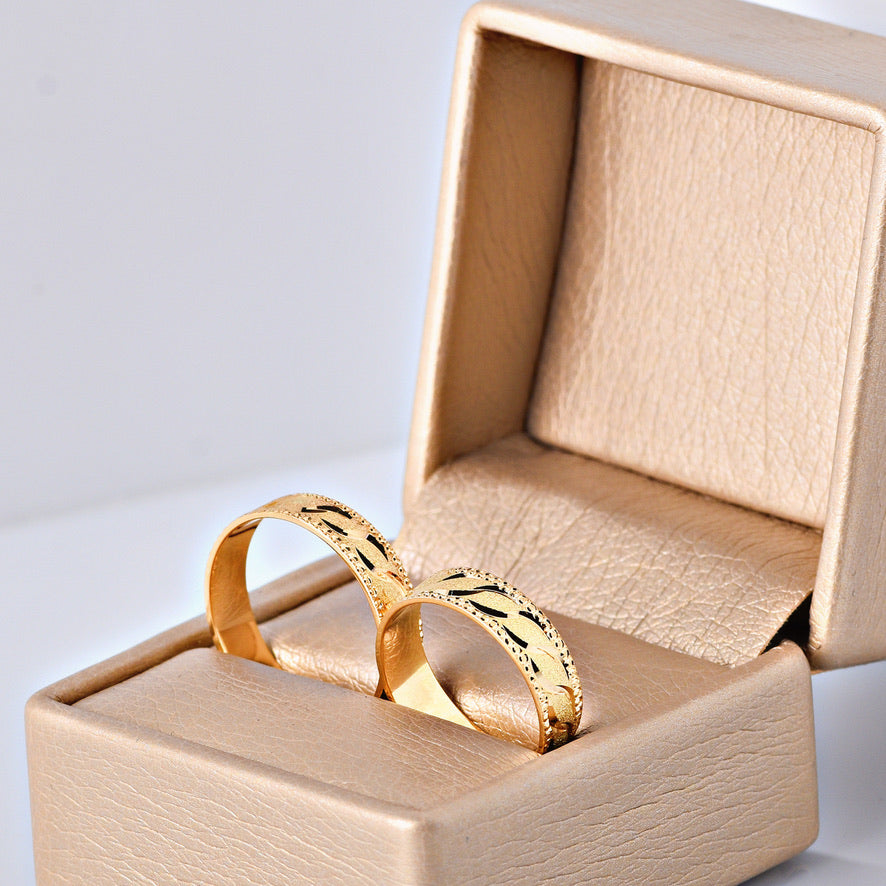 Anillos De Boda Mate Y Diamantados