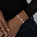 Pulsera Tejida Corazon