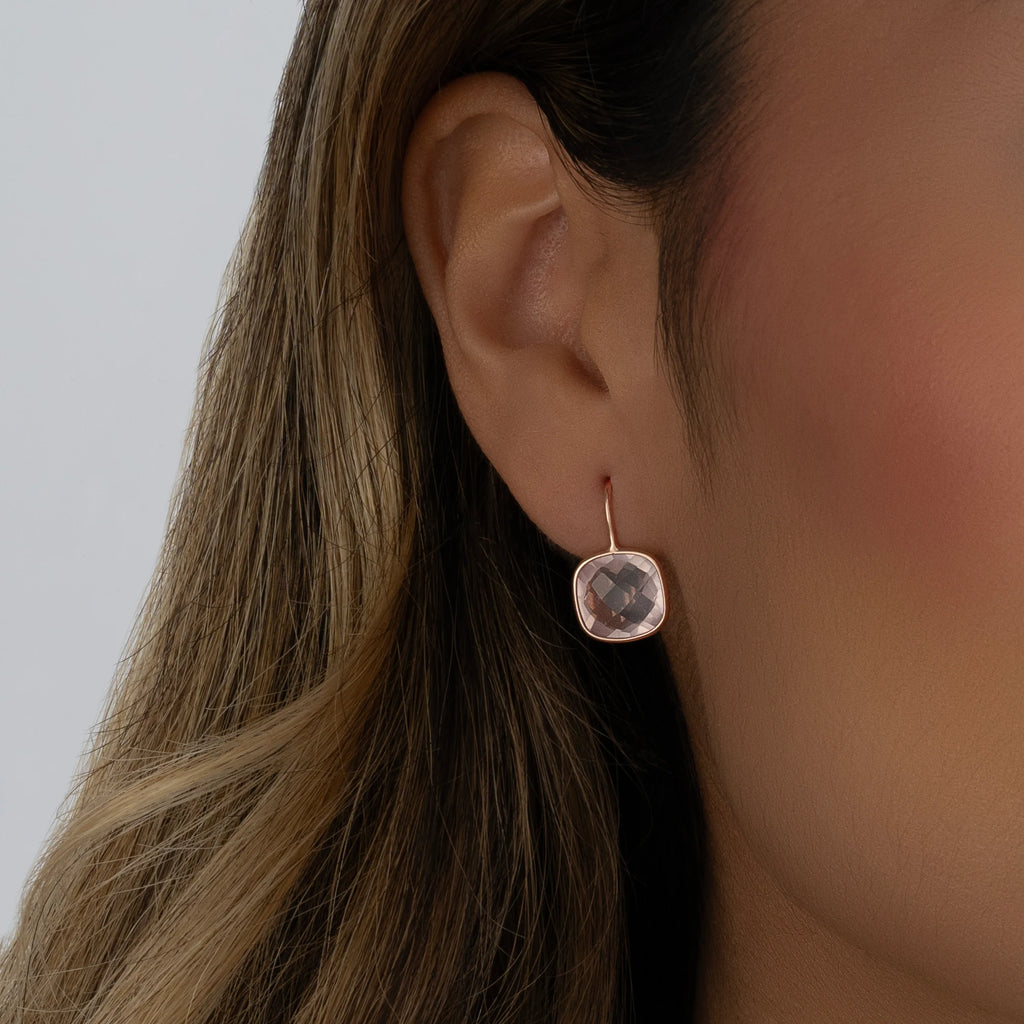 Aretes Colgantes Piedra De Luna