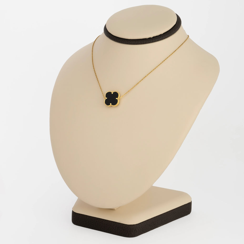 Cadena Trébol Negro  45cm