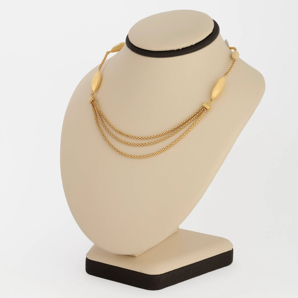 Cadena Tejido Cordon Oval 45cm