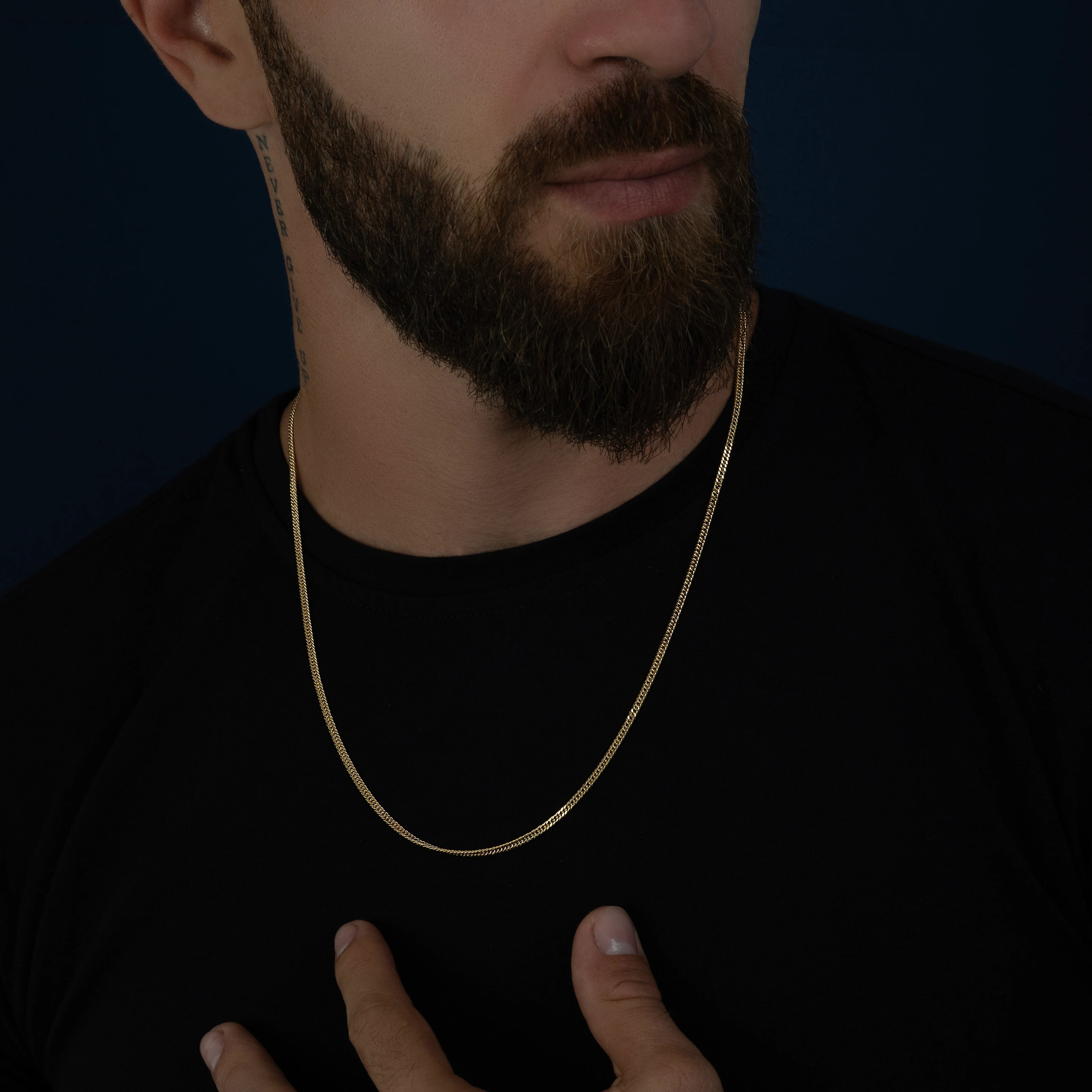 Cadena Tejido Cubano 60cm