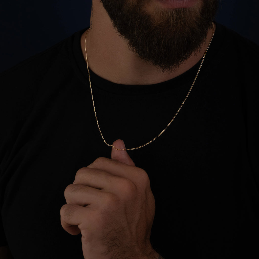 Cadena Tejido Mini Cubano 60cm