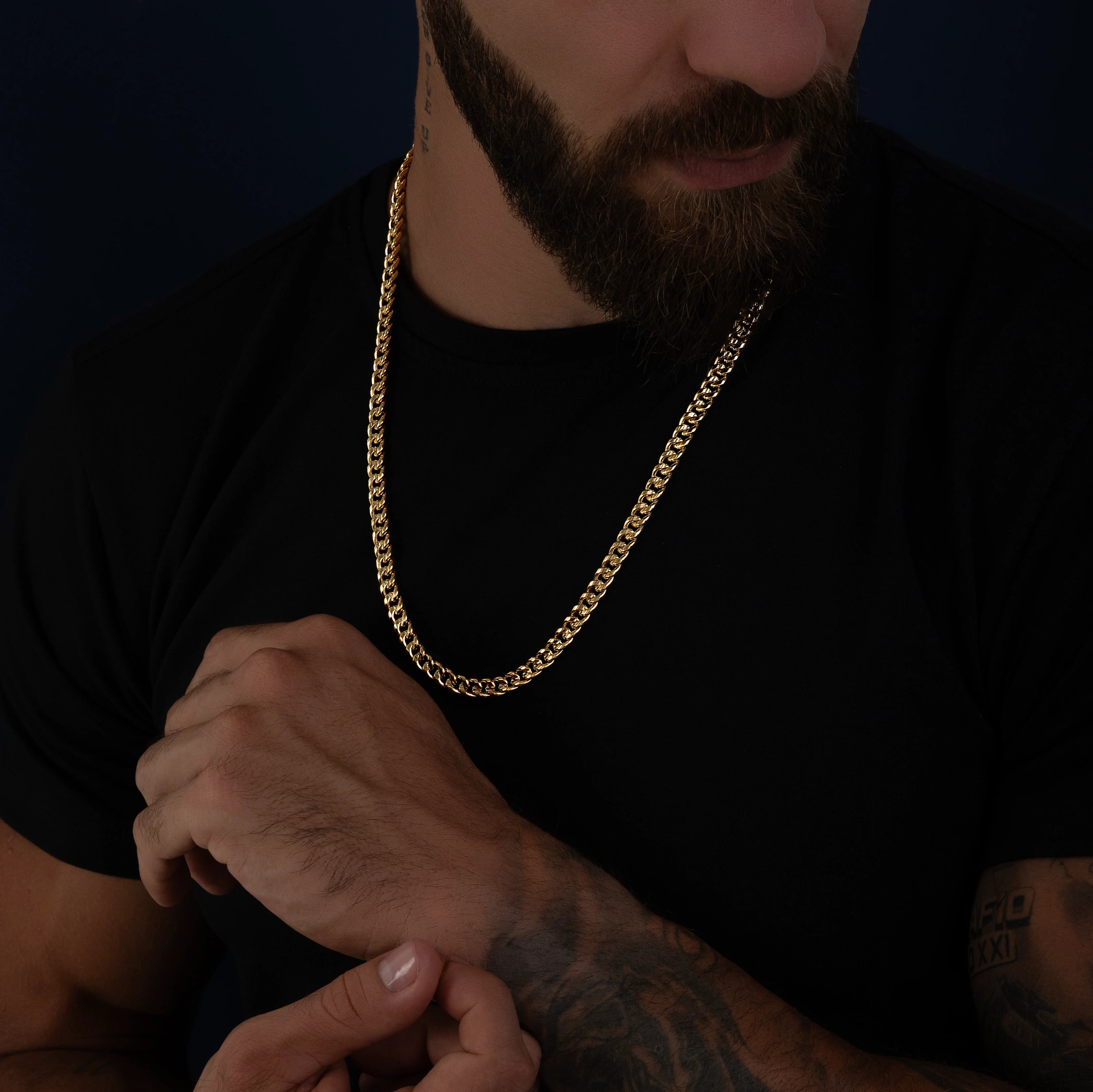 Cadena Tejido Cubano 60cm